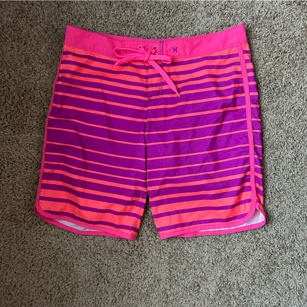 W Pink & Purple Hurley Shorts Size 3 |B11
